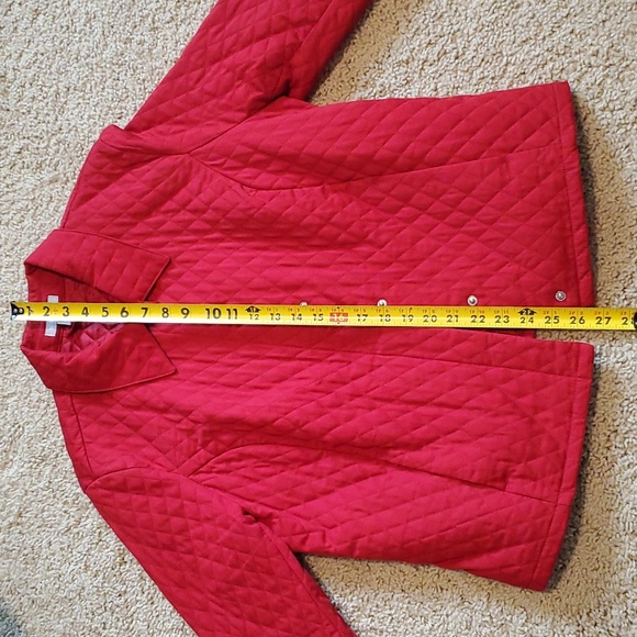Red Quilted Jacket - Picture 5 of 8